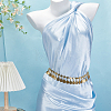 1Pc Tibetan Style Alloy Coin Tassel Waist Belly Chains for Women AJEW-GF0015-06AG-4
