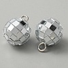 Mirror Ball Reflective Ball Pendants AJEW-WH0401-25-2