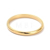 2mm Polished Plain Dome Finger Ring for Girl Women RJEW-C012-05D-G-1