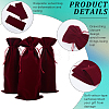 4Pcs Velvet Wine Bottle Packing Pouches ABAG-BBC0001-13B-6