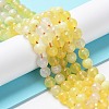Natural Fire Crackle Agate Bead Strands G-K166-07F-6mm-07-5