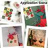 Christmas Theme Self-Adhesive Paper Gift Tag Stickers DIY-WH0308-333-5