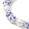 Brass Bowknot Charm Bracelets BJEW-JB12905-6