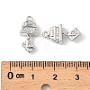Brass Micro Pave Cubic Zirconia Pendants KK-K351-65P-3