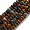 Natural Ocean Agate/Ocean Jasper Beads Strands G-Z111-A53-3