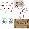 Alloy & Brass Enamel Charm Sets ENAM-TA0001-10-11