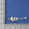 925 Sterling Silver Wheat Tassel Pendants STER-D288-02S-3