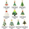 20Pcs 10 Styles Christmas Alloy Enamel Pendants FIND-FS0002-64-4