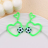 Sports Theme Acrylic Dangle Stud Earrings FS-WG8F5BD-02-1