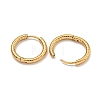 PVD Vacuum Plating 202 Stainless Steel Huggie Hoop Earrings with 304 Stainless Steel Pins for Women X-EJEW-H003-02G-2