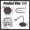 ABS Model Assembled Action Figure Display Holders AJEW-WH0596-775A-3