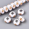 Opaque Resin European Beads RPDL-T004-01P-1