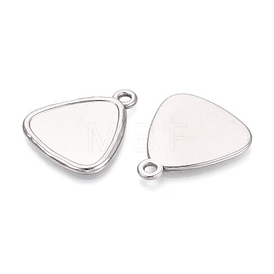 304 Stainless Steel Pendant Cabochon Settings STAS-N108-68P-1