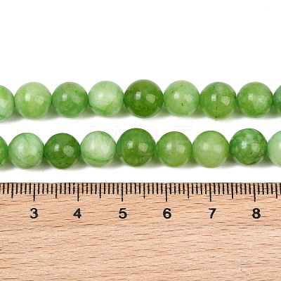 Natural Dyed White Jade Beads Strands GG-CBAEB22-B01-8mm-14-1