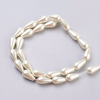 Glass Pearl Beads X-HY-AB426-EM107-1