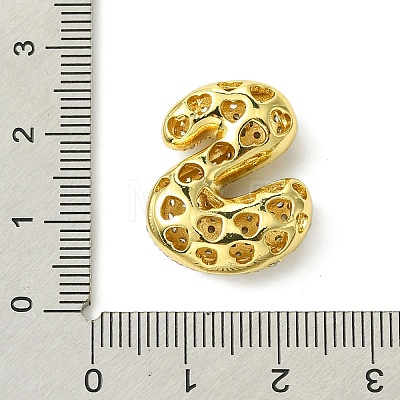 Rack Plating Brass Cubic Zirconia Pendants KK-S378-02G-S-1