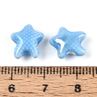 Handmade Porcelain Beads PORC-Q002-03J-01-1