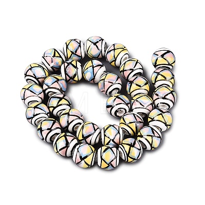 Handmade Porcelain Beads PORC-Q007-07F-1