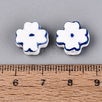 Handmade Porcelain Beads PORC-N012-15B-1