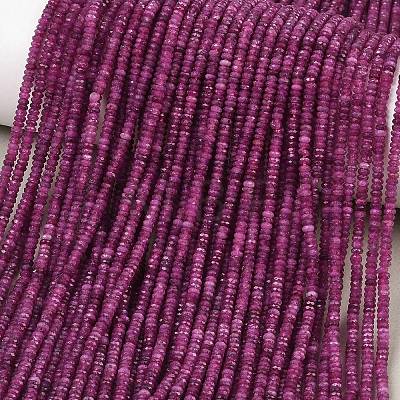 Natural Ruby Beads Strands G-A304-A01-01-1