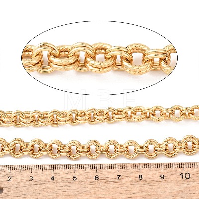 Double Link 304 Stainless Steel Cable Chain CHS-G049-03G-01-1