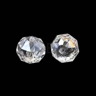 Electroplate Transparent Round Glass Beads GL-CBA6A73-AB01-1