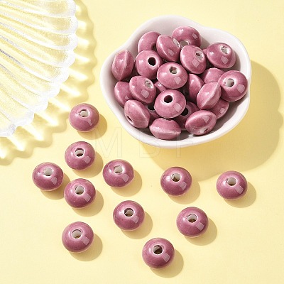 Handmade Porcelain Beads PORC-Q173-15x10mm-15-1
