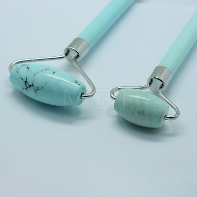 Synthetic Turquoise Massage Tools G-K277-01B-1