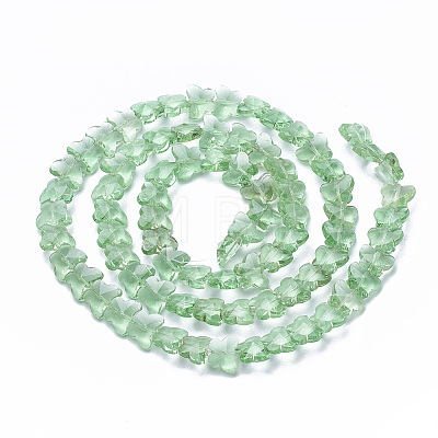 Transparent Glass Beads GLAA-Q066-10mm-B12-1