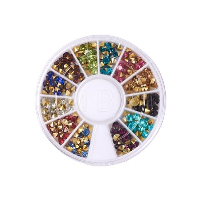 Grade AAA Pointed Back Resin Rhinestones CRES-X0010-05-1