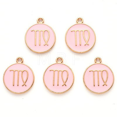 Alloy Enamel Pendants ENAM-S124-01A-09B-1