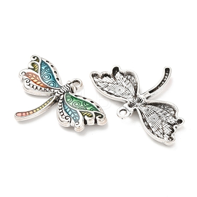 Alloy Enamel Pendants PALLOY-F319-02B-AS-1