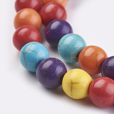 Synthetic Turquoise Beads Strands LS-TURQ-D039-M-1
