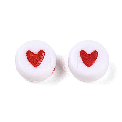 Opaque Acrylic Beads ACRP-T004-02A-1