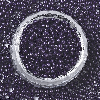 Baking Paint Glass Seed Beads SEED-S042-05A-01-1