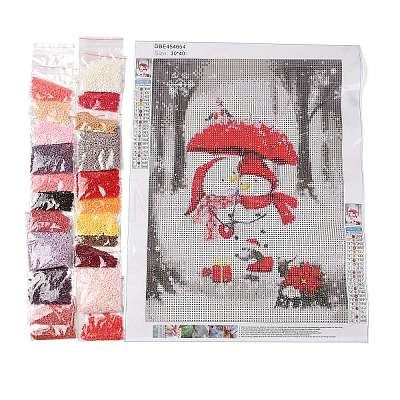 DIY Christmas Theme Diamond Painting Kits DIY-U002-02J-1