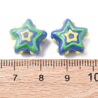 Glass Enamel Beads GLAA-B033-02B-1