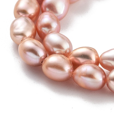 Natural Cultured Freshwater Pearl Beads Strands PEAR-P062-29G-1