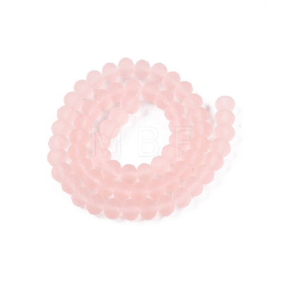 Transparent Glass Beads Strands EGLA-A044-T8mm-MD22-1