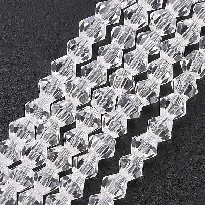 Imitate Austrian Crystal Bicone Glass Beads Strands LS-GLAA-F029-4x4mm-13-1