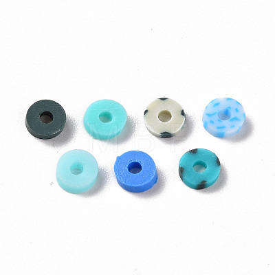 Handmade Polymer Clay Beads X-CLAY-T019-02C-1