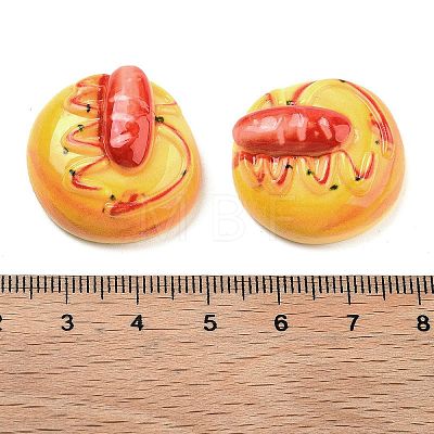 Opaque Resin Imitation Food Decoden Cabochons RESI-S405-06A-1