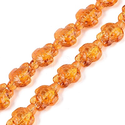 Transparent Glass Beads Strands DGLA-N021-02A-08-1