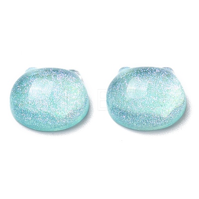 Translucent Resin Cabochons RESI-B016-02B-1