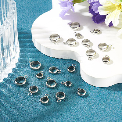 20Pcs 5 Styles 201 Stainless Steel Tube Bails STAS-TADJ0001-04P-1