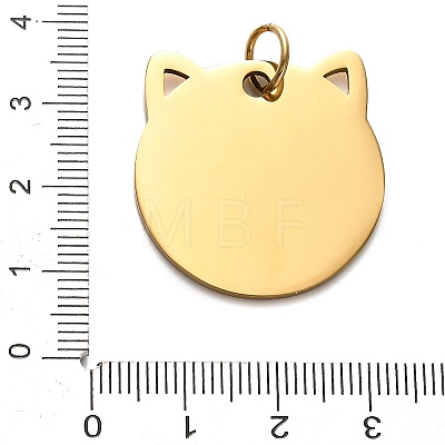 201 Stainless Steel Stamping Blank Tag Pendants STAS-H438-03G-1-1