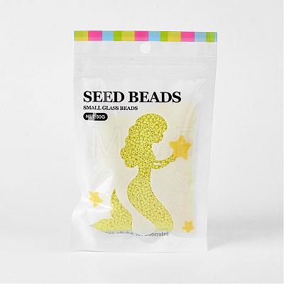 11/0 Grade A Baking Paint Glass Seed Beads X-SEED-N001-A-1065-1