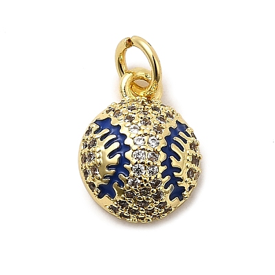 Rack Plating Brass Pendants KK-A268-17G-02-1