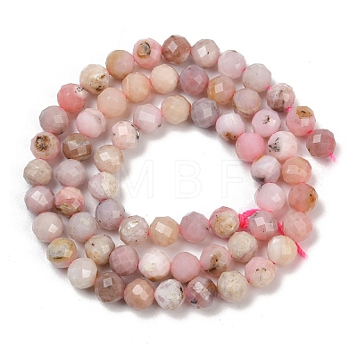 Natural Pink Opal Beads Strands G-M092-D02-04-1