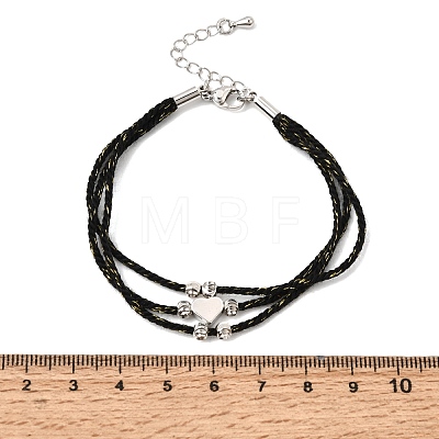 Polyester Multi-Strand Bracelets FB-CBA983F-02P-05-1